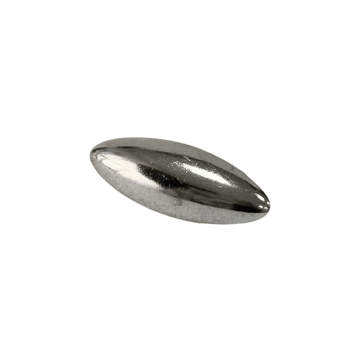 Nasture Metal Oval Argintiu