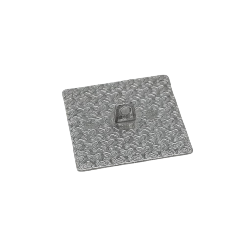 Nasture Metal Patrat Argintiu