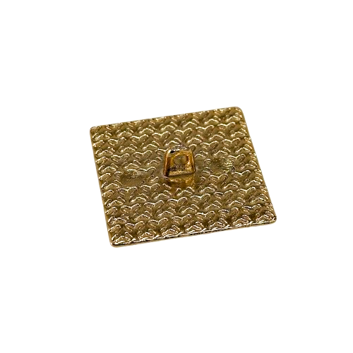 Nasture Metal Patrat Auriu