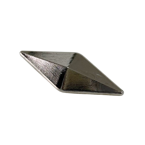 Nasture Metal Piramidal Argintiu