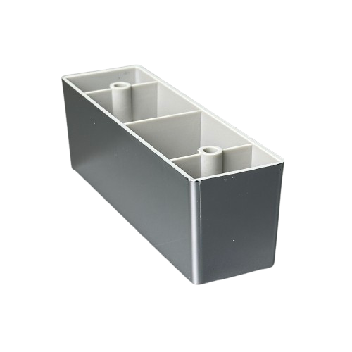 Furniture leg E12311029 (KM04) / H-50 150x40 Chrome