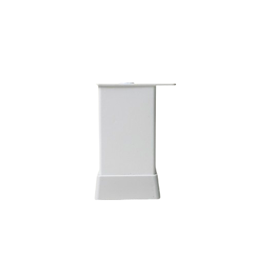Furniture leg Aluminiu 149 40x40x80 mm White