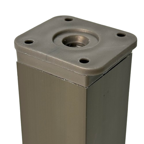 Furniture leg Aluminiu 40x40x100 mm Bronze