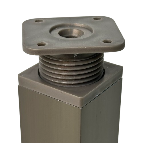 Furniture leg Aluminiu 40x40x100 mm Bronze