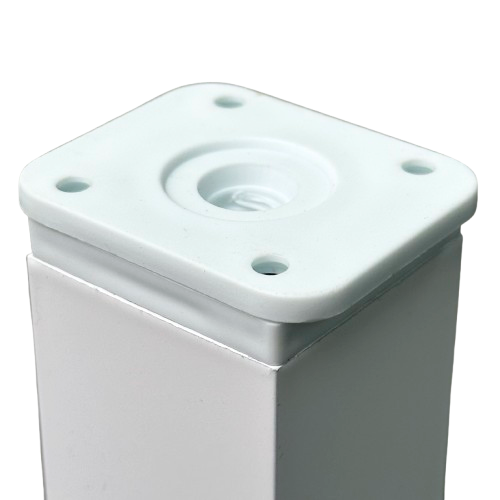 Picior Aluminiu 40x40x60 mm White
