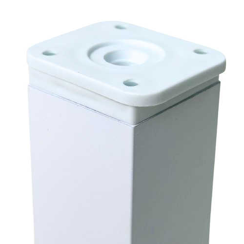 Picior Aluminiu 40x40x80 mm White