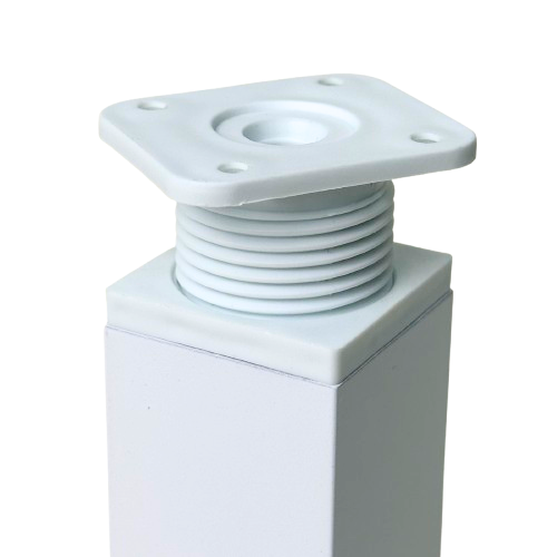 Picior Aluminiu 40x40x80 mm White