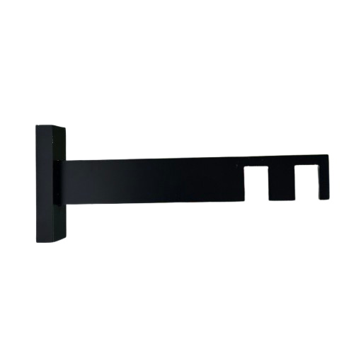 Suport perete dublu pentru cornisa Valencia Black