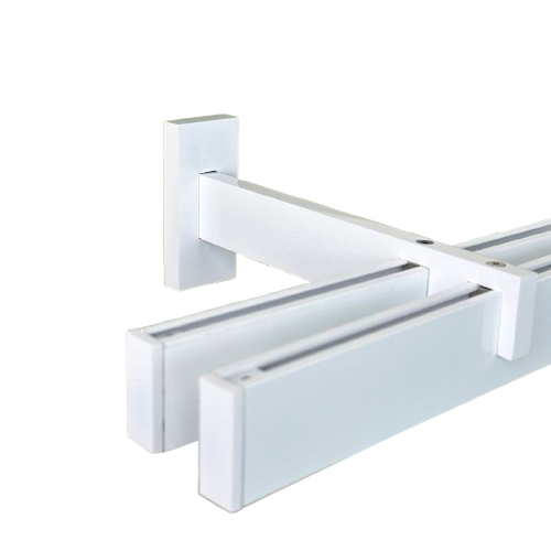 Suport perete dublu pentru cornisa Valencia White