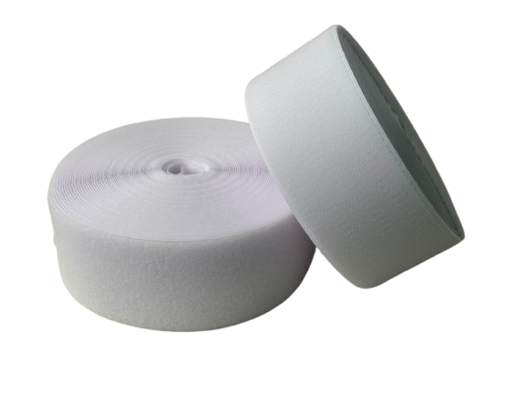 Velcro 100 mm Alb
