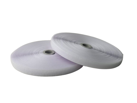 Velcro 20 mm Alb Autoadezive