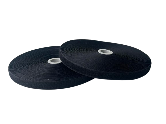 Velcro 20 mm Negru