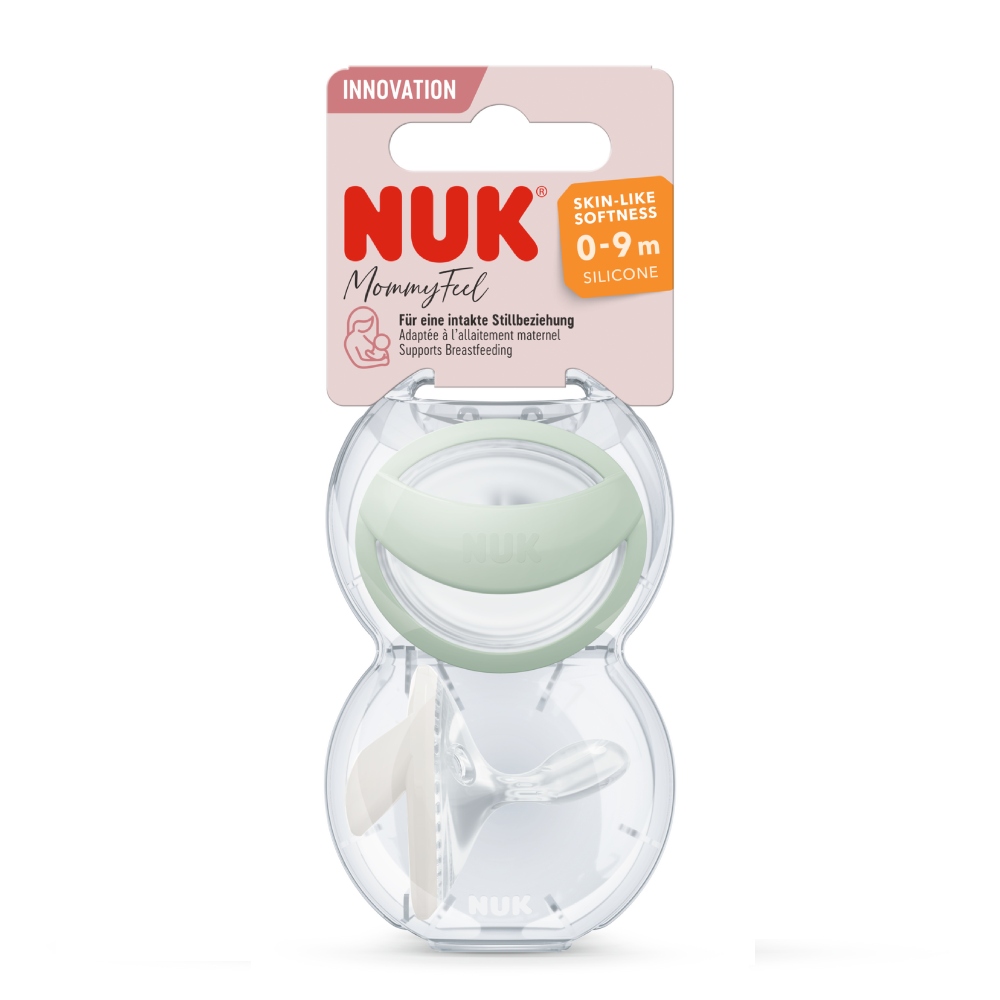 NUK Suzeta silicon Mommyfeel 0-9 luni in cutie N2