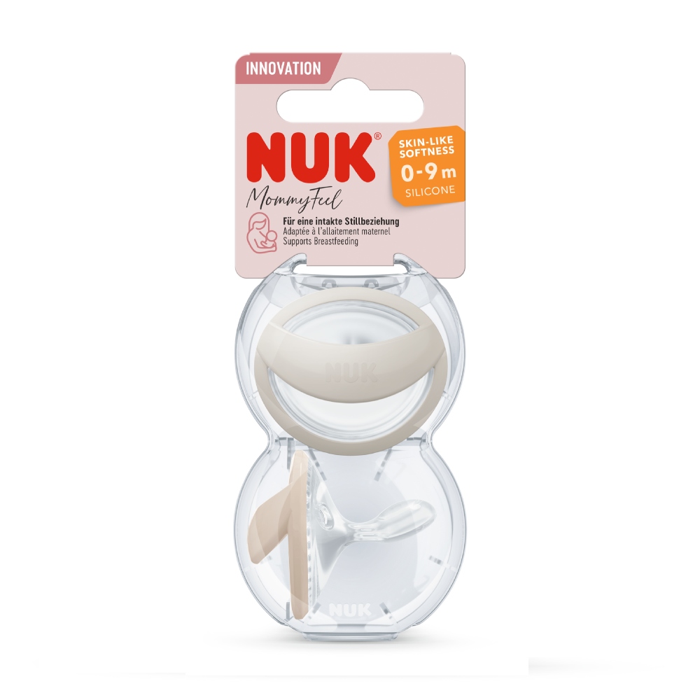 NUK Suzeta silicon Mommyfeel 0-9 luni in cutie N2