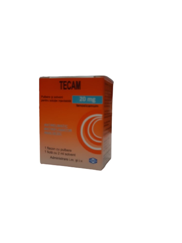 Tecam pulb.şi solv.pentru sol. inj.20 mg/2 ml 2 ml N1