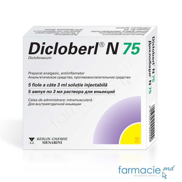 Dicloberl® N75 sol.inj.75mg/3ml 3ml N5 Berlin-Chemie