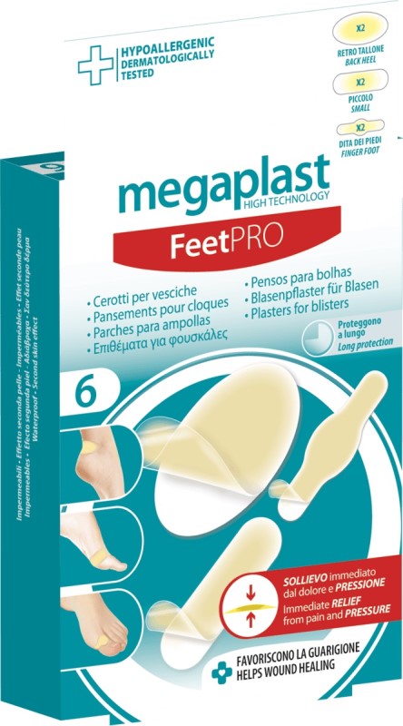 Emplastru Megaplast N6 Hidrocoloidal, hipoalergic pt vezicule, 3 marimi