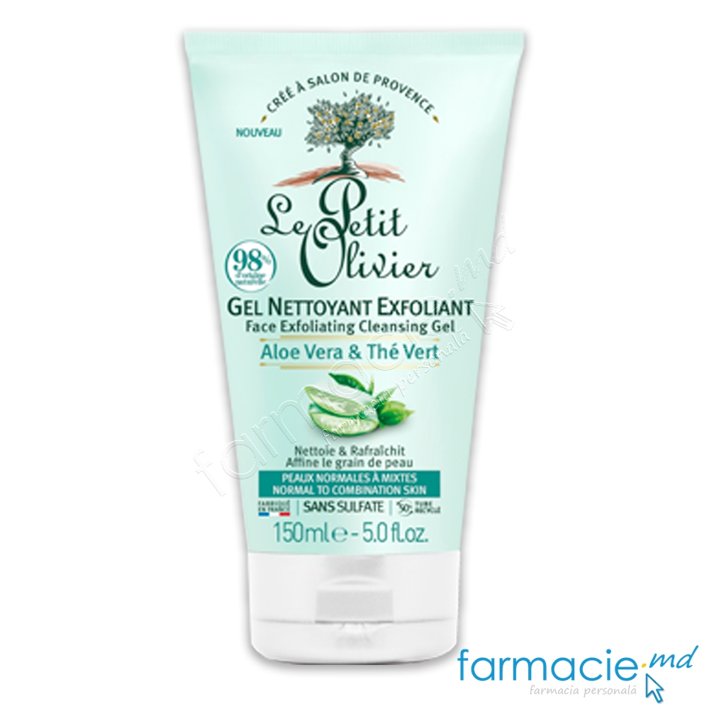 Le Petit Olivier Gel exfoliant fata aloe vera TNM 150ml