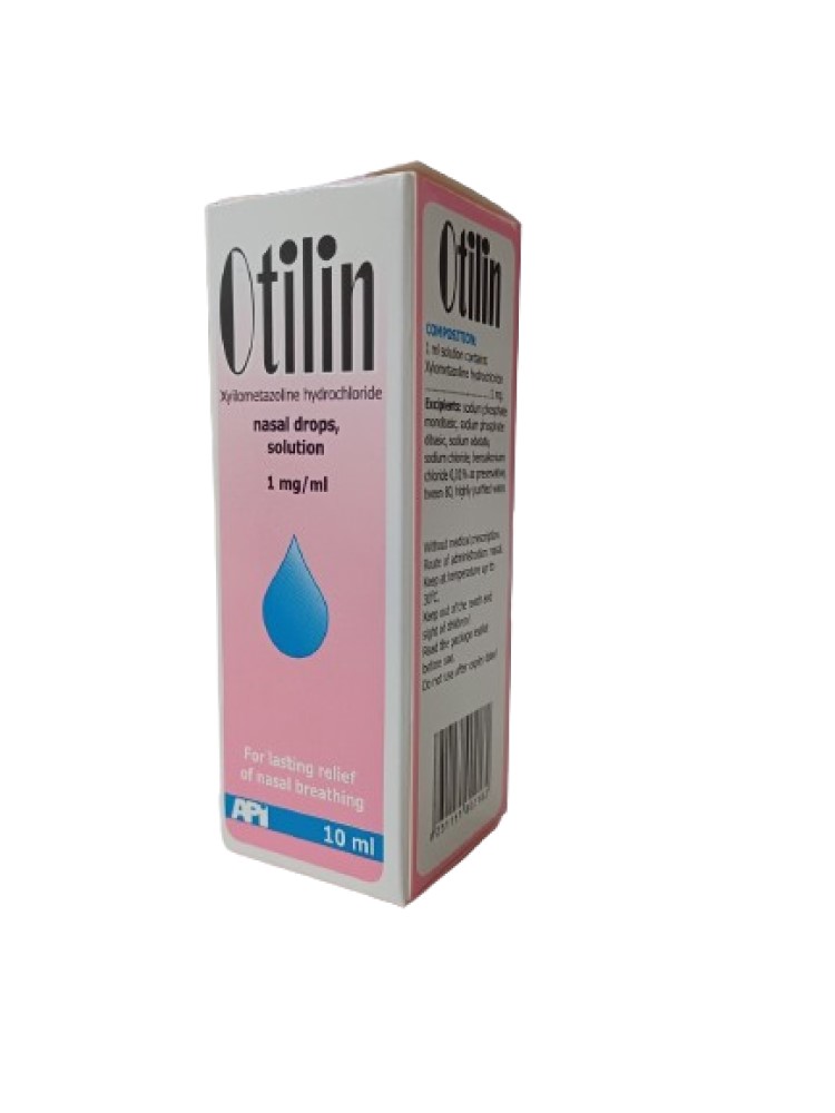 Otilin 1 mg/ml / 10 ml picături nazale, soluţie
