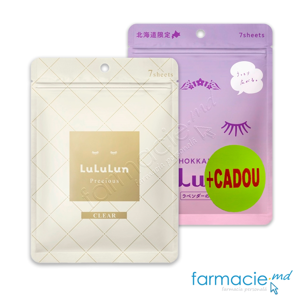 Lululun Masca fata zi Precious Clear White Anti-Age,ten Iluminat N7 + Masca Hokkaido Hidrateaza N7  CADOU