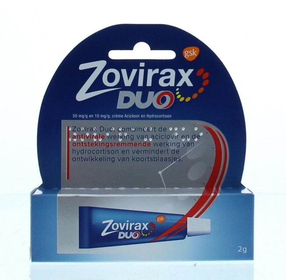Zovirax Duo crema 50mg/10mg/g 2g N1 Haleon