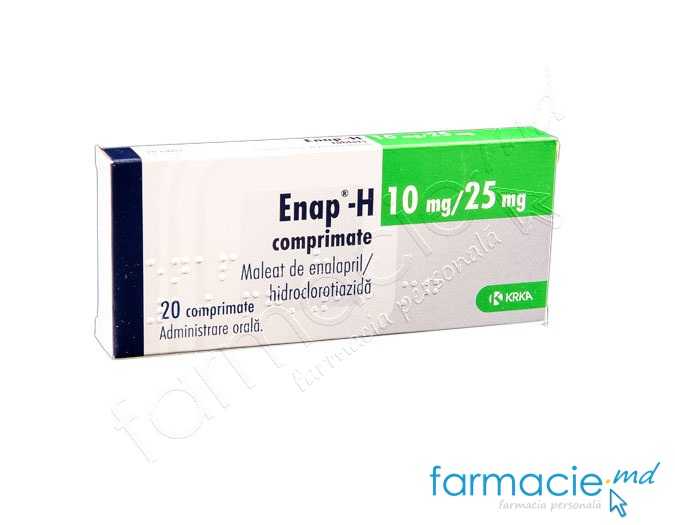 Enap® -H comp.10mg/25mg N10x2 KRKA