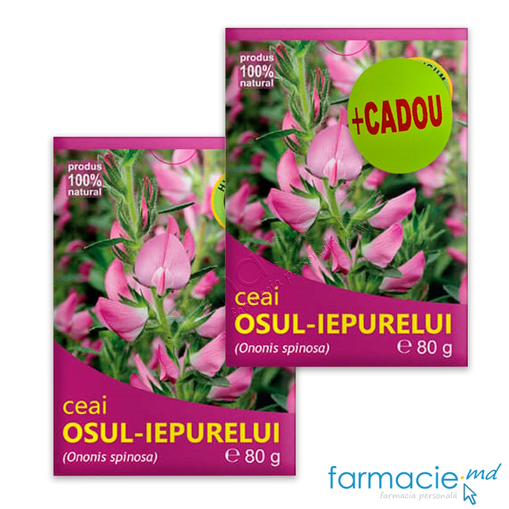 Ceai Hypericum Osul iepurelui (Diuretic, Detoxifiant) 80g 1+1 CADOU