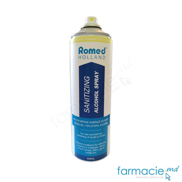 Dezinfectant Romed cu alcool 70% suprafete spray 500ml
