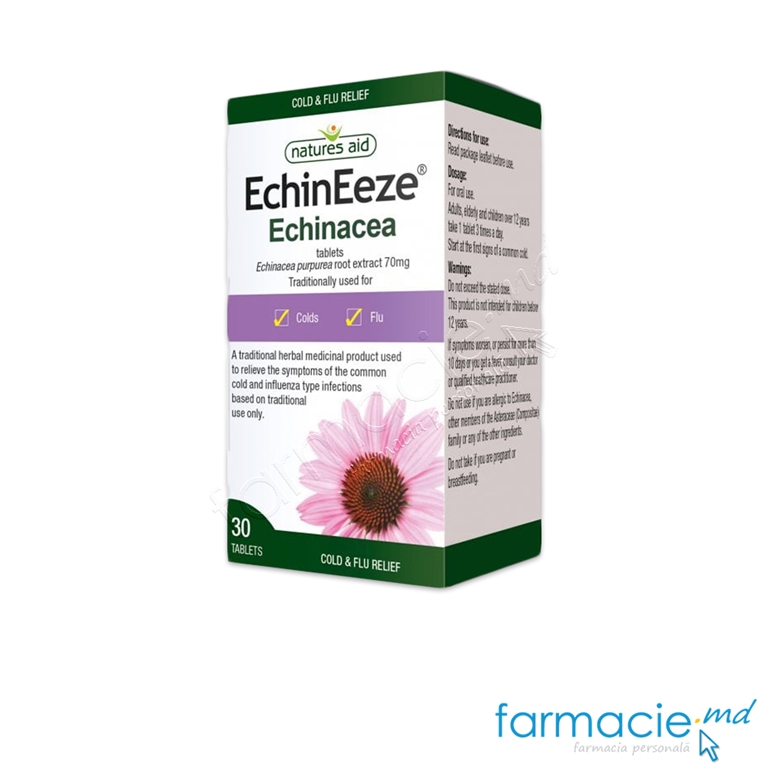 EchinEeze (Echinacee) 70mg comp. N30 Natures Aid