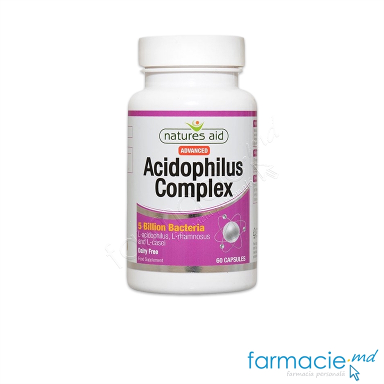 Acidophilus Complex (5mlrd Bacterii) caps.N60 Natures Aid