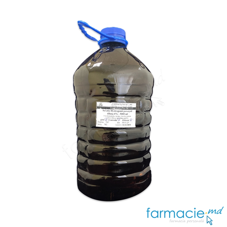 Apa oxigenata sol. 6% 5000ml Cojusna