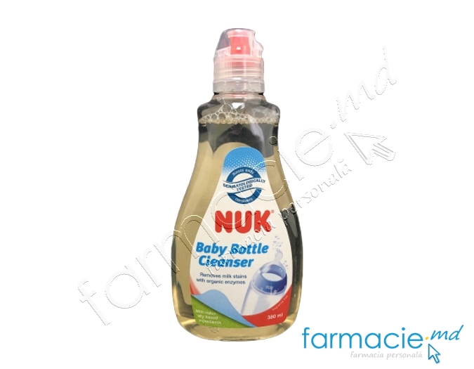 NUK Solutie de curatat Bio (sticlute,suzete,vase) 380ml