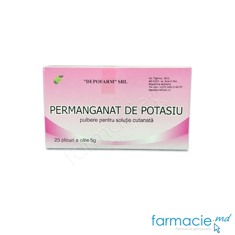 Kaliu permanganat 5g N25~ (TVA20%)