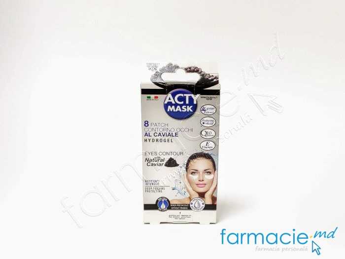 Acty Mask Emplastru ochi nutritiv cu extract de Caviar negru N8
