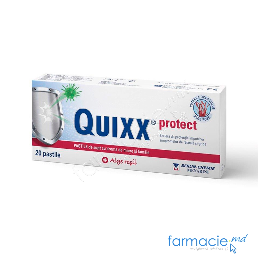 Quixx Protect (miere, lamaie, alge rosii) 6ani+ comp.de supt N20