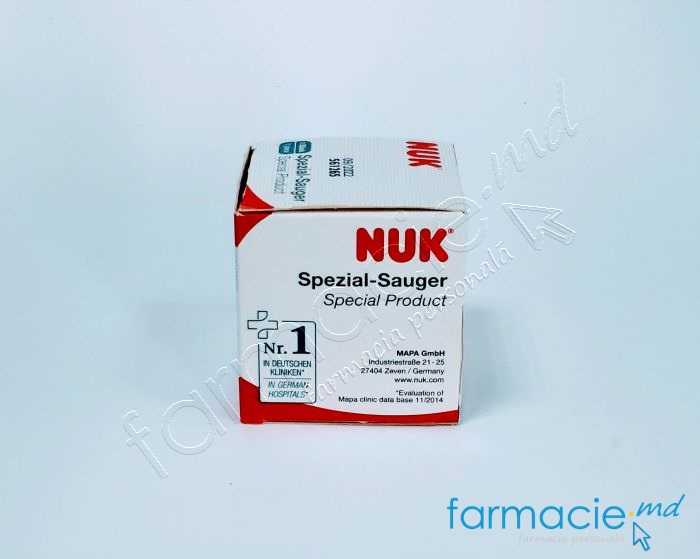 NUK Tetina latex buza de iepure 0-6luni M