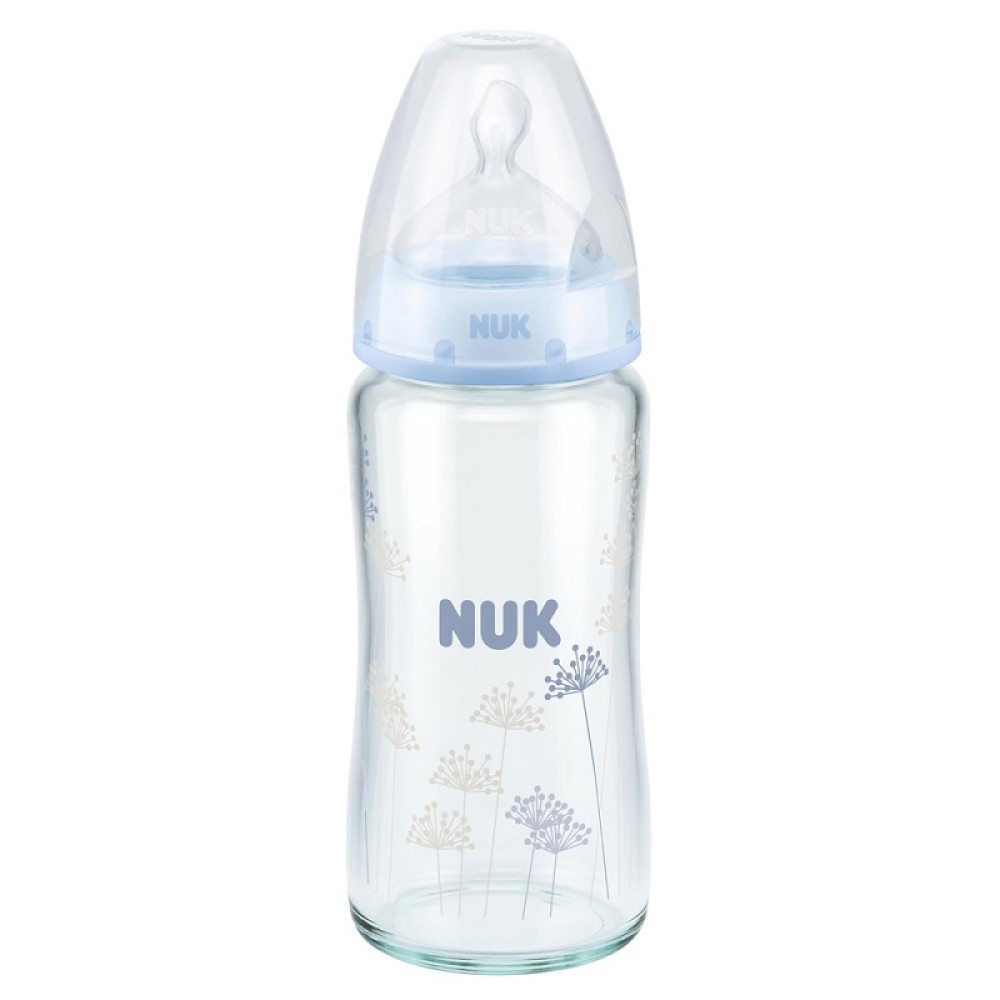 NUK Sticluta First Choice sticla 240ml+tetina silicon 0-6luni