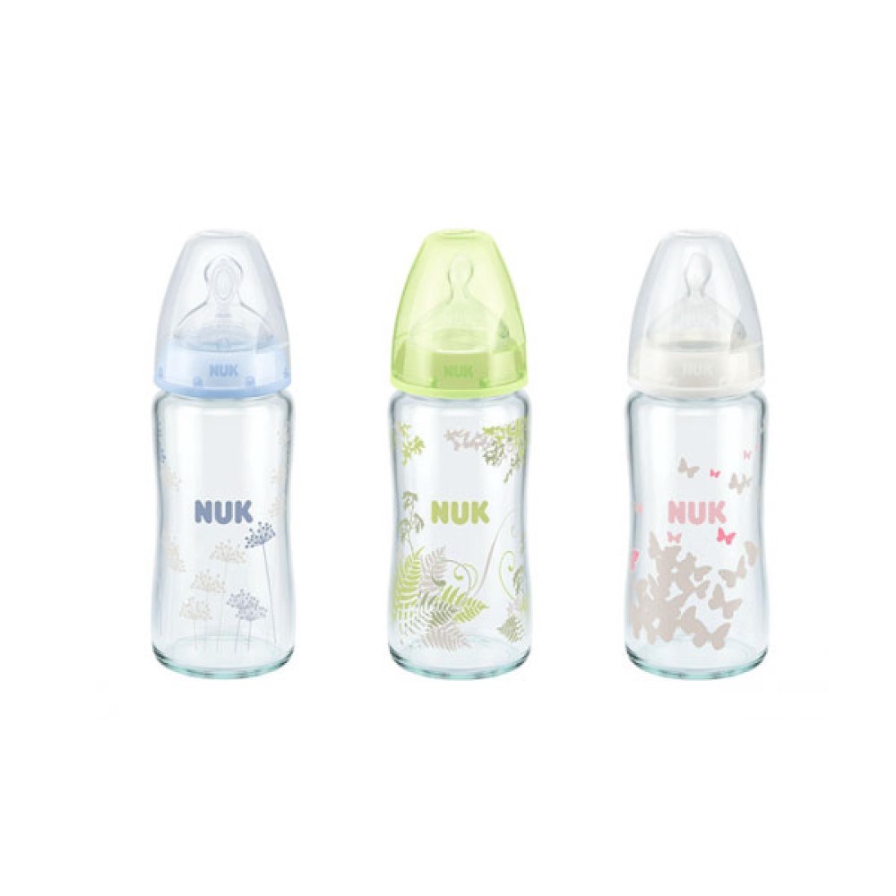 NUK Sticluta First Choice sticla 240ml+tetina silicon 0-6luni