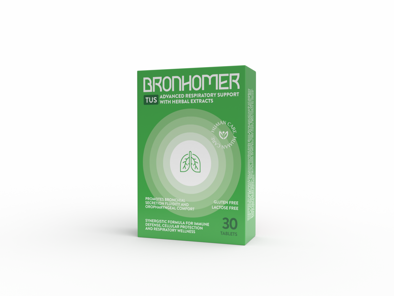 BRONHOMER comp. N30 (mucolitic,tuse,git) Human Care