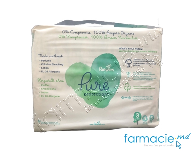 Scutece Pampers 3 Pure Midi 6-10kg N31