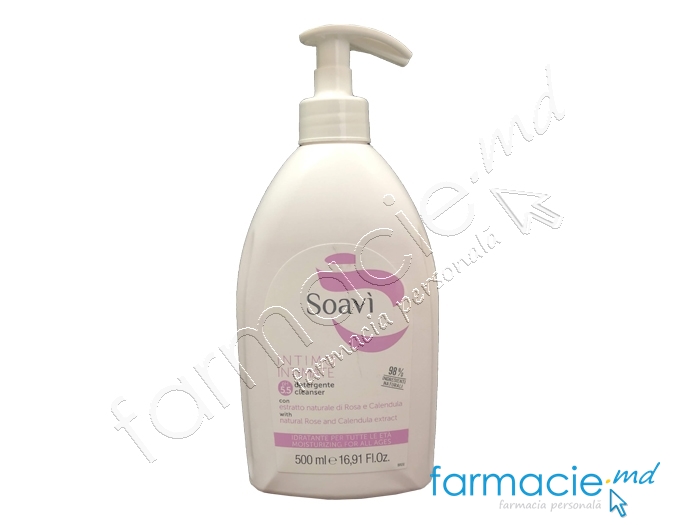 Soavi gel intim pH 5,5 (trandafir, galbenele) 500ml FZ