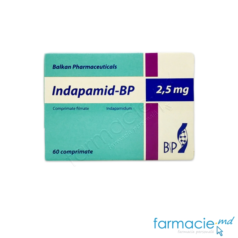 Indapamid-BP comp. filmate 2,5 mg N20x3 (Balkan)