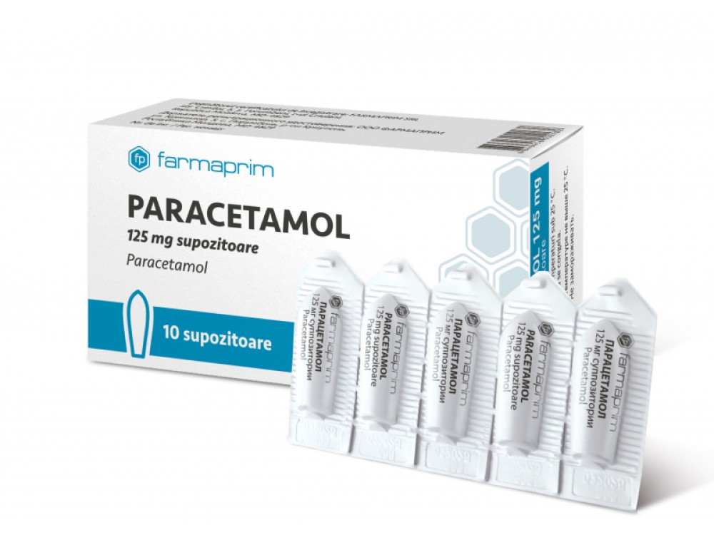 Paracetamol supozitoare 250mg N5x2 Farmaprim