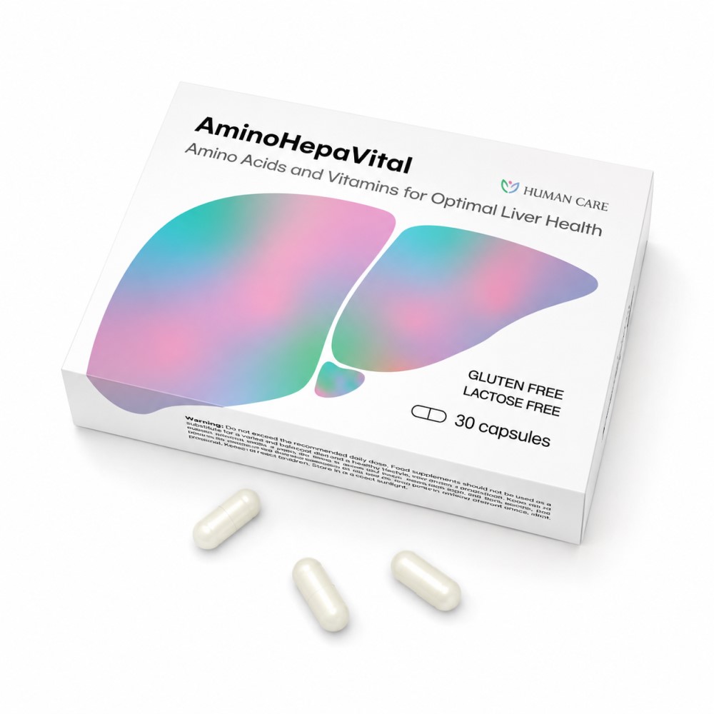 AminoHepaVital caps. N30 Human Care (aminoacizi,Vit B)
