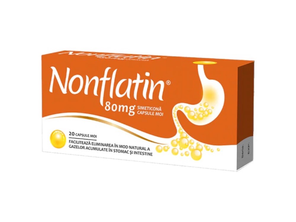 Nonflatin caps.moi 80mg N10x2 Biofarm