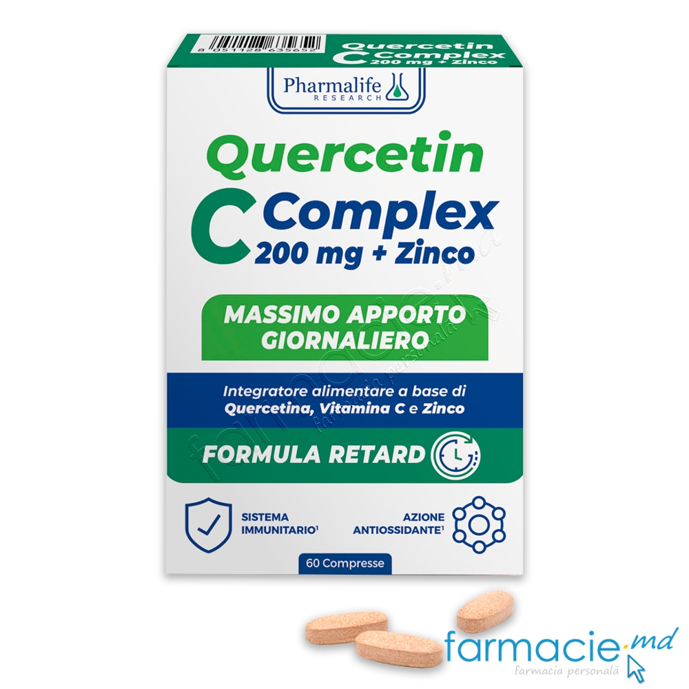 Quercetin Complex C+Zinc (antioxidant,imunitate) comp.N60 Pharmalife