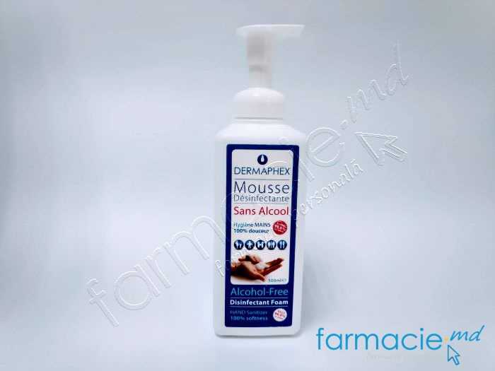 Dermaphex spuma dezinfectanta maini FARA ALCOOL 625doze/500ml