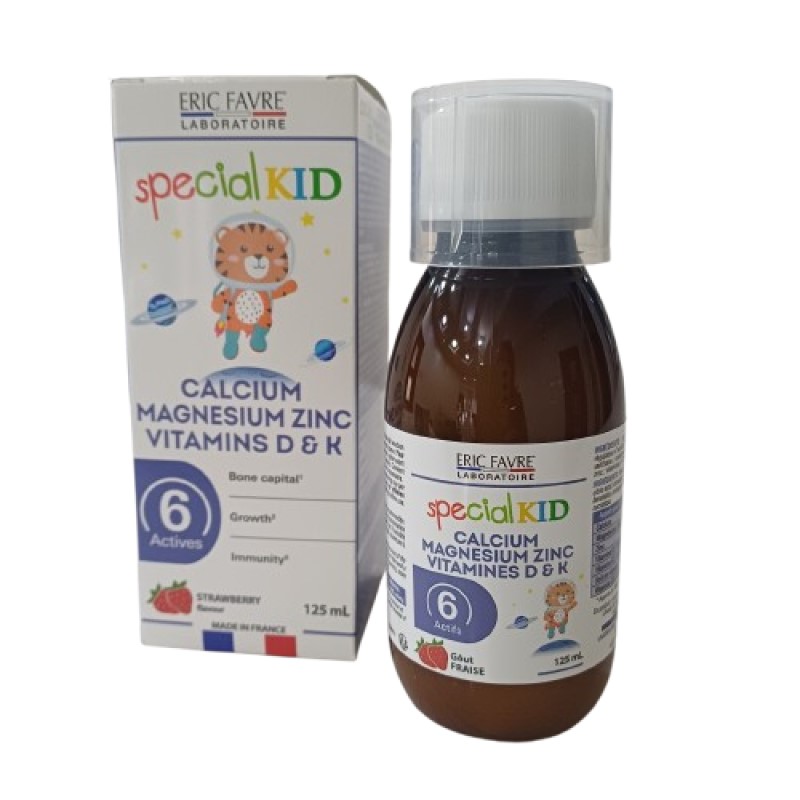 Special Kid Calciu+Magneziu+Zinc+Vit D&K sirop 125 ml Eric Favre