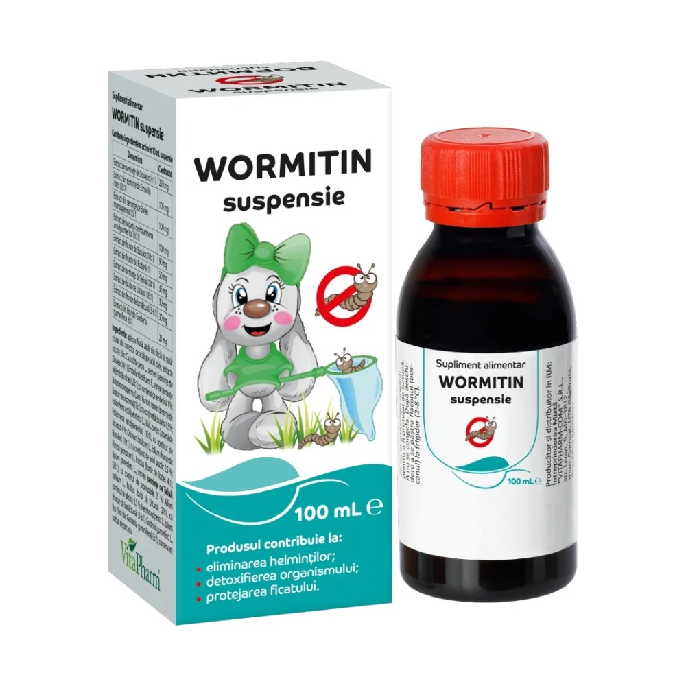Wormitin suspensie 100ml Vitapharm