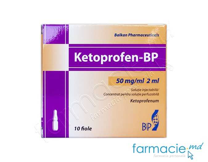 Ketoprofen-BP sol.inj./conc./sol.perf.50mg/ml 2ml N5x2 Balkan